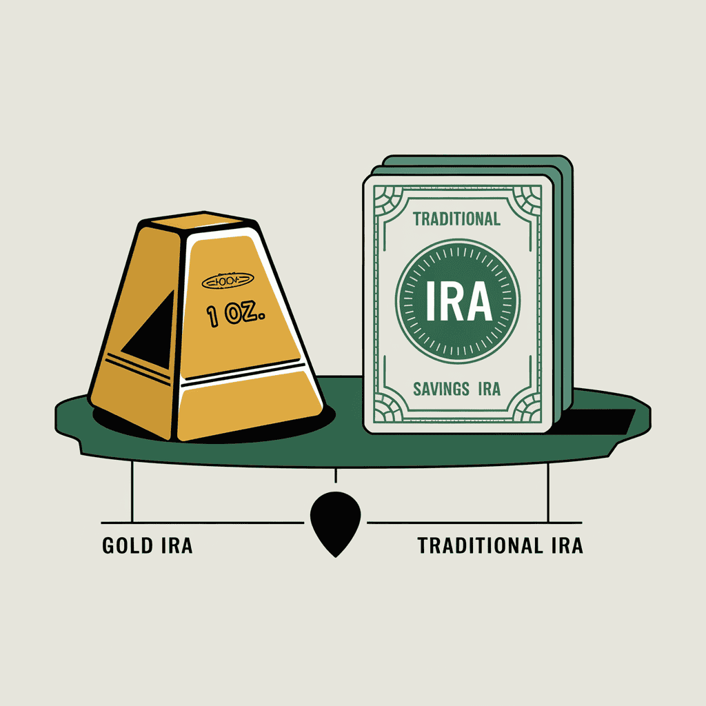 Gold IRA vs Traditional IRA